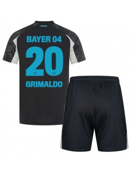 Detské Futbalové oblečenie Bayer Leverkusen Alejandro Grimaldo #20 2024-25 Krátky Rukáv - Tretina (+ trenírky)